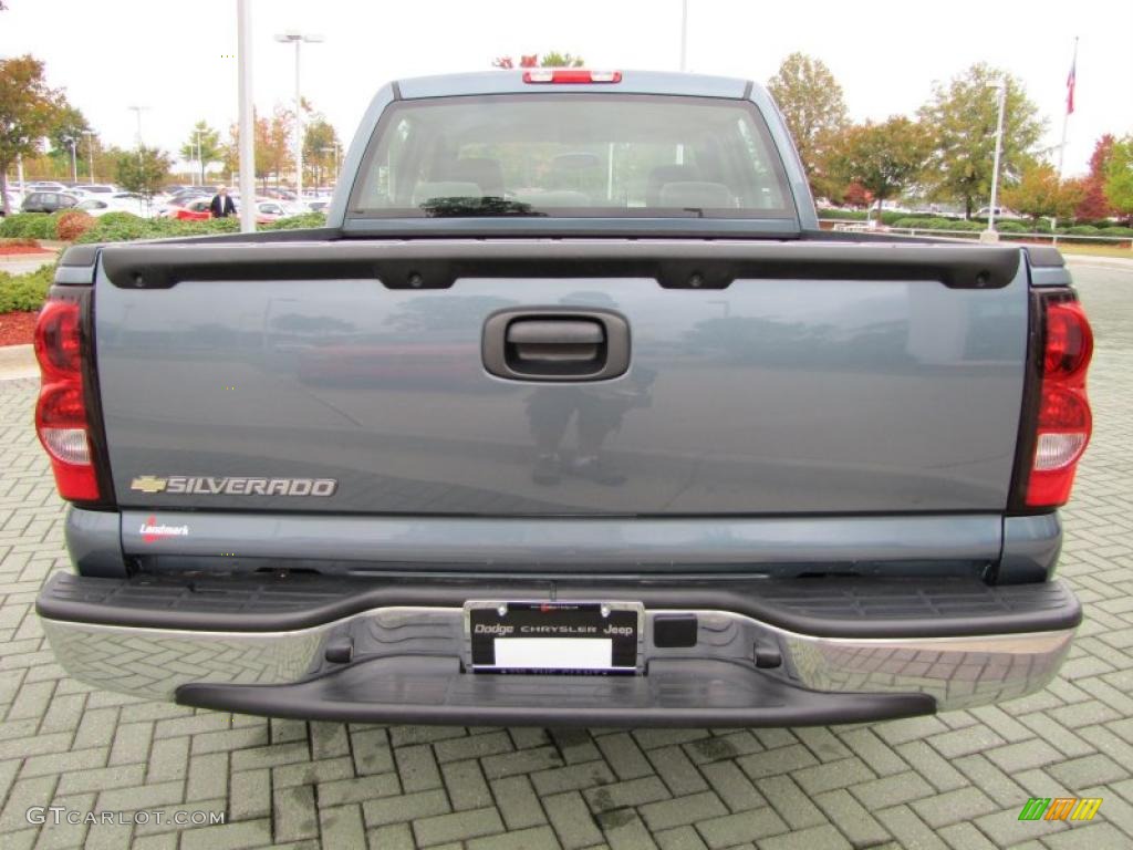 2006 Silverado 1500 LS Crew Cab - Blue Granite Metallic / Medium Gray photo #4