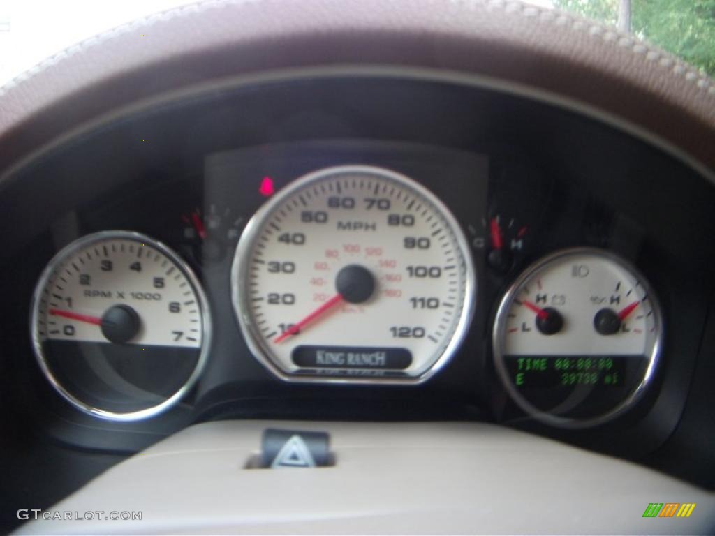2008 Ford F150 King Ranch SuperCrew 4x4 Gauges Photo #38719943