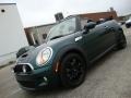 2010 British Racing Green Metallic Mini Cooper S Convertible  photo #1