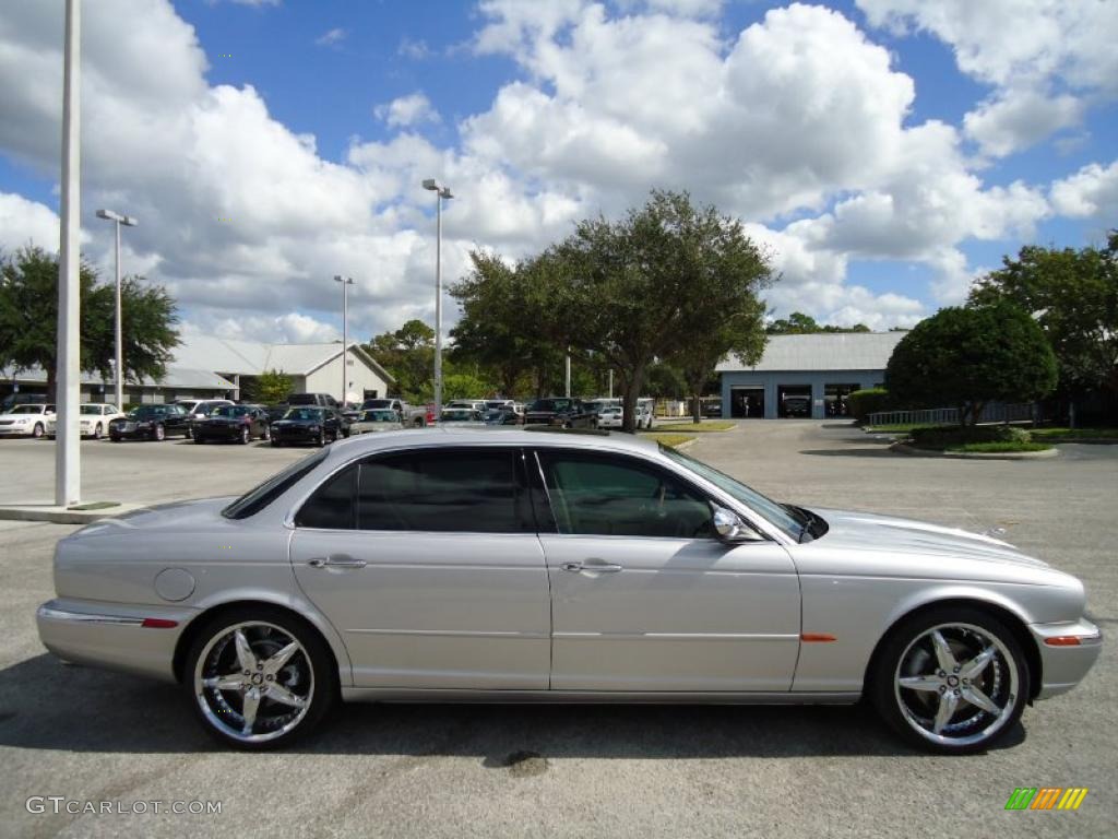 Platinum Silver Metallic 2005 Jaguar XJ Vanden Plas Exterior Photo #38720779