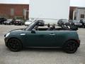 2010 British Racing Green Metallic Mini Cooper S Convertible  photo #11