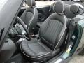 Lounge Carbon Black Leather 2010 Mini Cooper S Convertible Interior Color