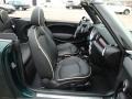 Lounge Carbon Black Leather 2010 Mini Cooper S Convertible Interior Color