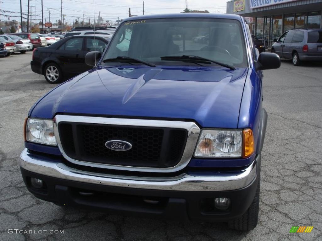 2004 Ranger FX4 SuperCab 4x4 - Sonic Blue Metallic / Medium Dark Flint photo #2