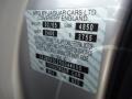  2005 XJ Vanden Plas Platinum Silver Metallic Color Code MDZ