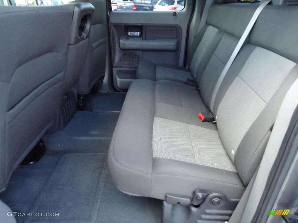 2005 F150 XLT SuperCrew 4x4 - Dark Shadow Grey Metallic / Medium Flint Grey photo #8