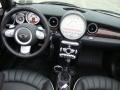 Lounge Carbon Black Leather 2010 Mini Cooper S Convertible Dashboard