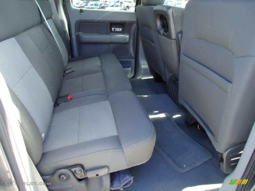 2005 F150 XLT SuperCrew 4x4 - Dark Shadow Grey Metallic / Medium Flint Grey photo #16