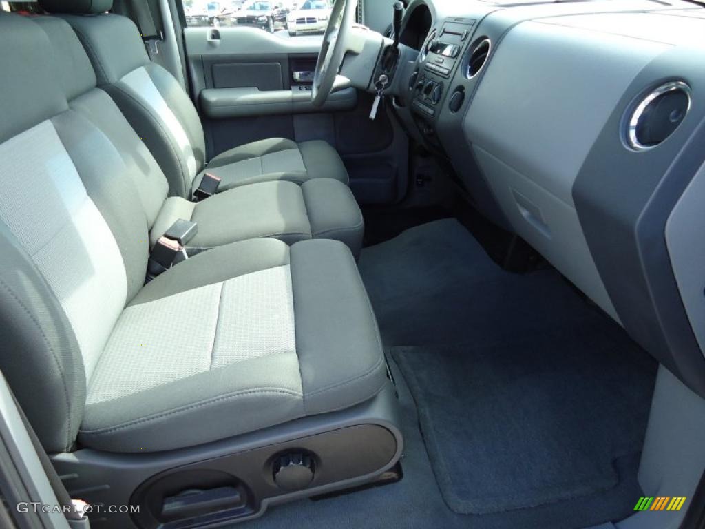 2005 F150 XLT SuperCrew 4x4 - Dark Shadow Grey Metallic / Medium Flint Grey photo #19