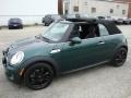 2010 British Racing Green Metallic Mini Cooper S Convertible  photo #49