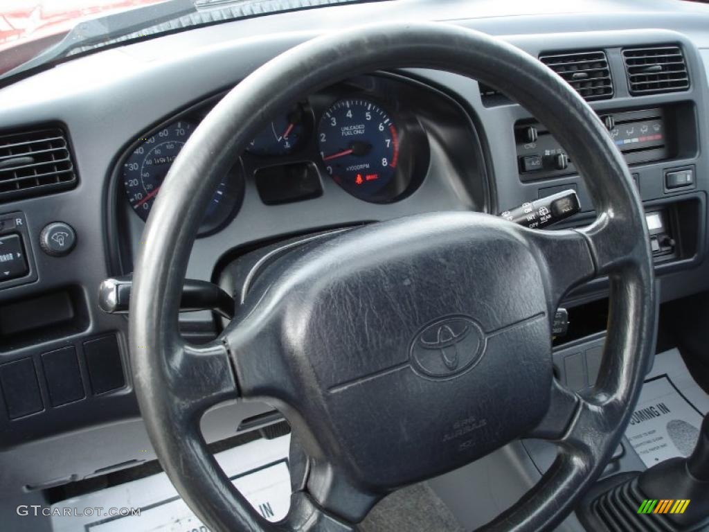 1996 Toyota RAV4 2 Door Gray Steering Wheel Photo #38721707