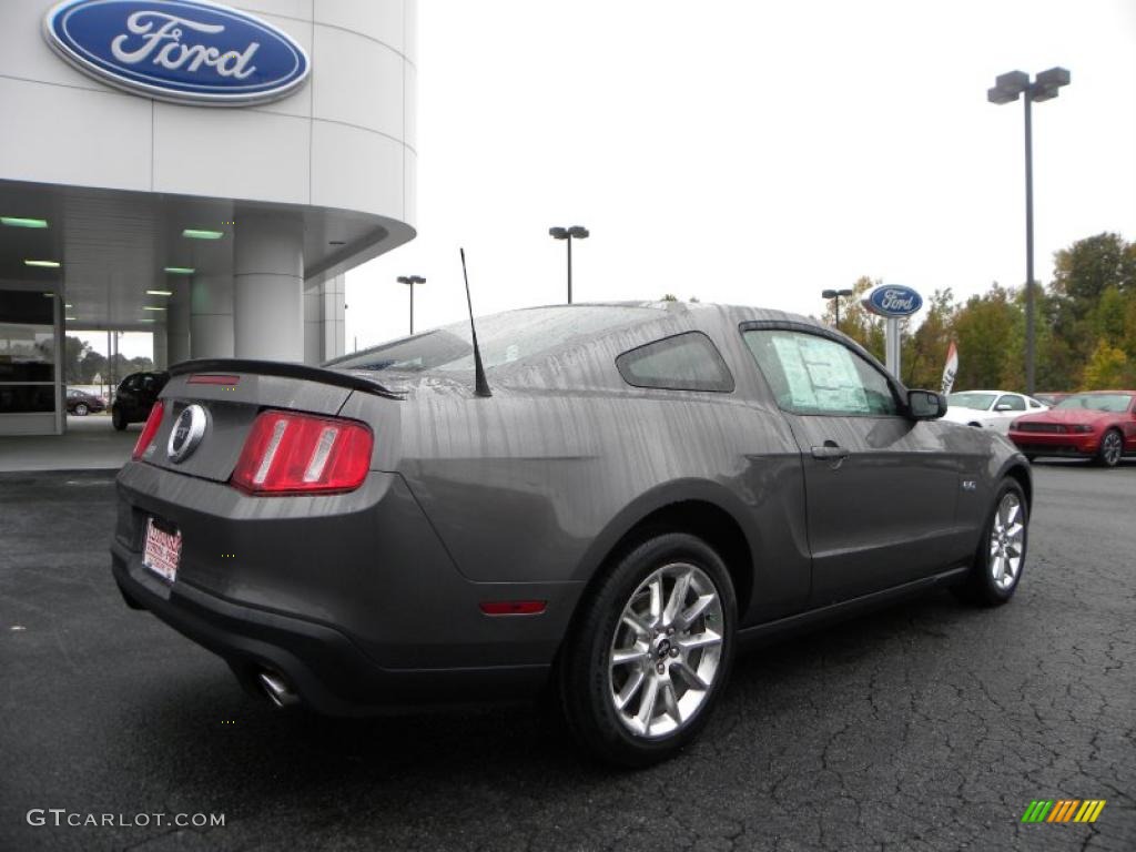 2011 Mustang GT Premium Coupe - Sterling Gray Metallic / Charcoal Black photo #3