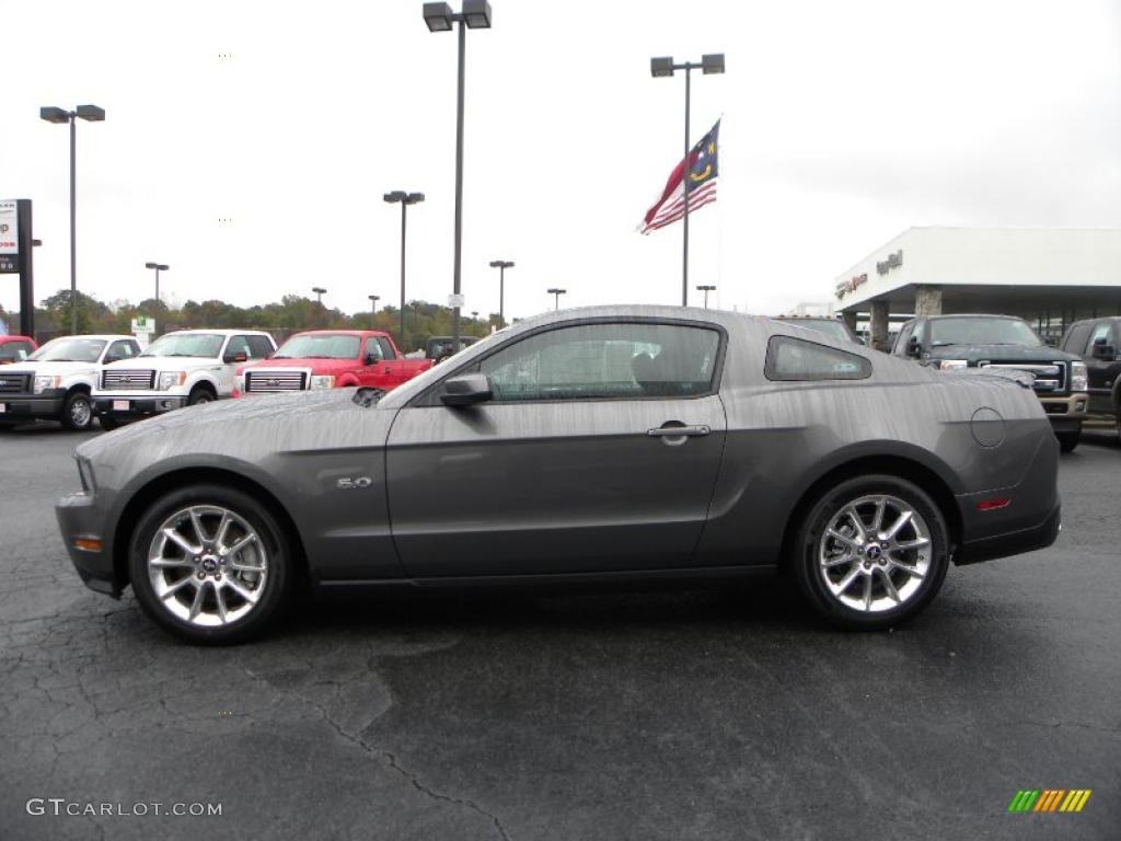 2011 Mustang GT Premium Coupe - Sterling Gray Metallic / Charcoal Black photo #5