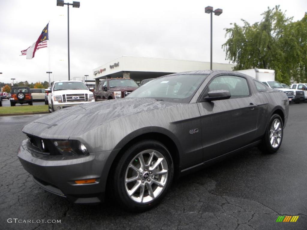 2011 Mustang GT Premium Coupe - Sterling Gray Metallic / Charcoal Black photo #6