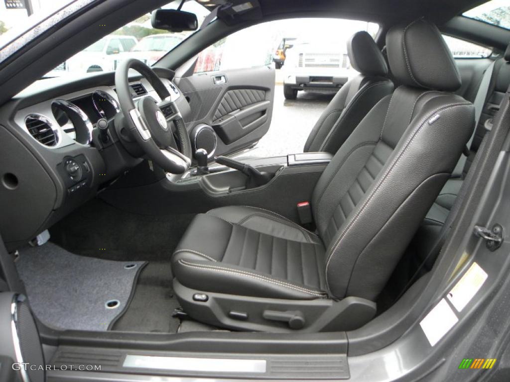 2011 Mustang GT Premium Coupe - Sterling Gray Metallic / Charcoal Black photo #9
