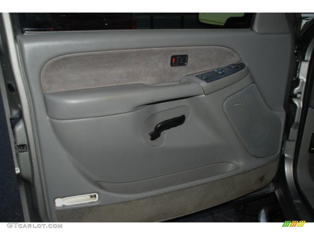 2003 Chevrolet Silverado 2500HD LS Extended Cab 4x4 Tan Door Panel Photo #38722459