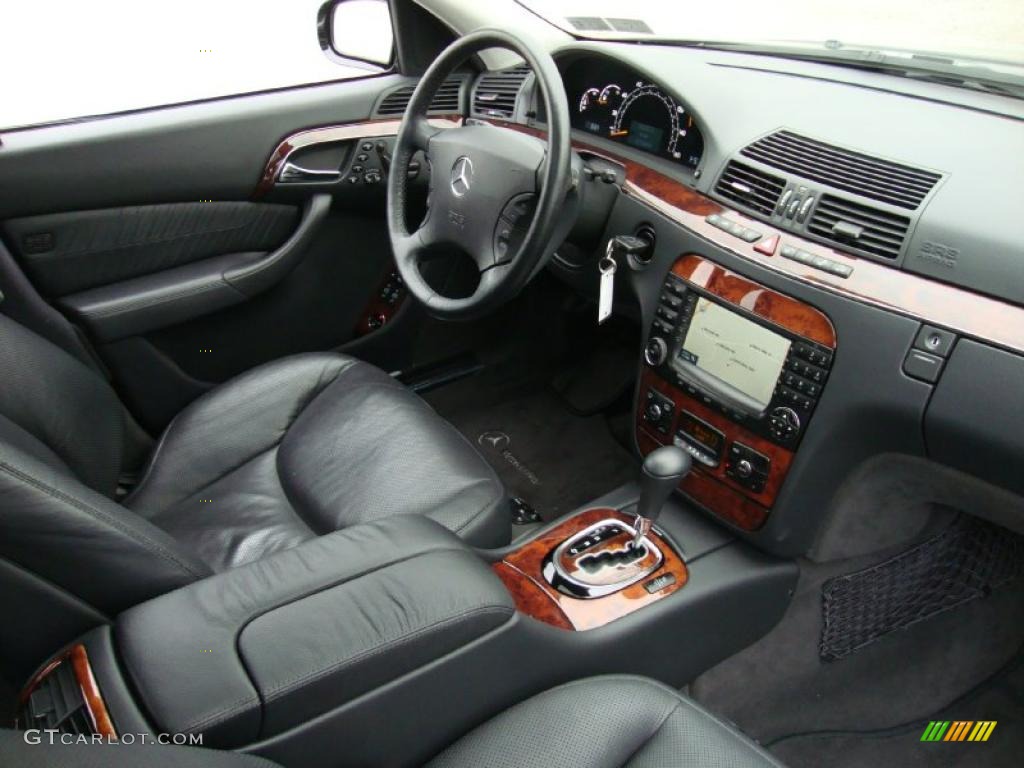 2005 Mercedes-Benz S 500 4Matic Sedan Charcoal Dashboard Photo #38722823