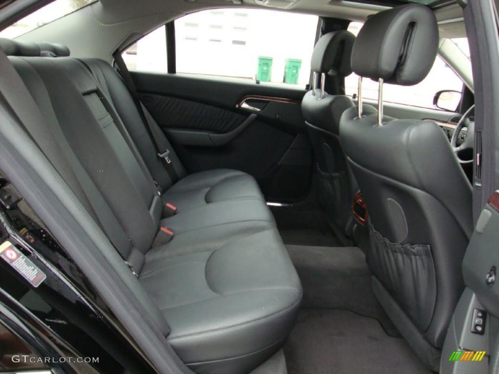 Charcoal Interior 2005 Mercedes-Benz S 500 4Matic Sedan Photo #38722911