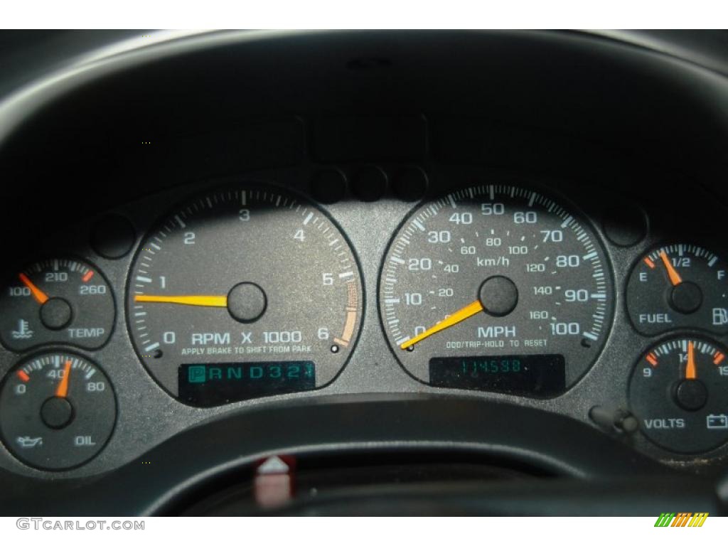 2000 Chevrolet Blazer LS Gauges Photo #38722939