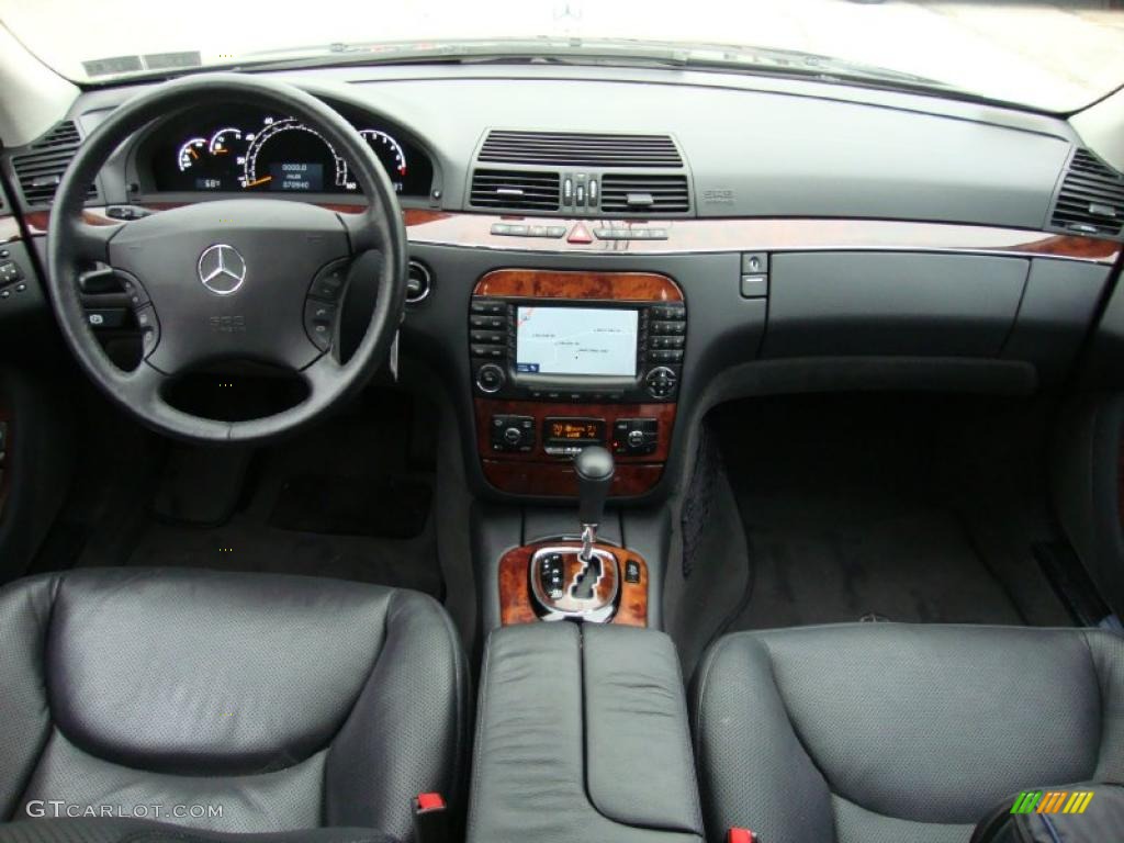 2005 Mercedes-Benz S 500 4Matic Sedan Charcoal Dashboard Photo #38722991