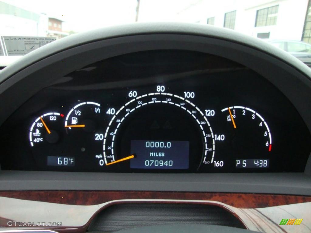 2005 Mercedes-Benz S 500 4Matic Sedan Gauges Photo #38723295