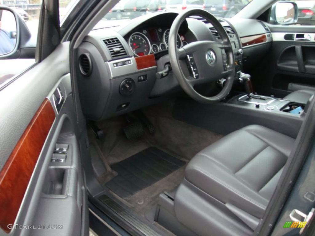 Anthracite Interior 2004 Volkswagen Touareg V6 Photo #38723583