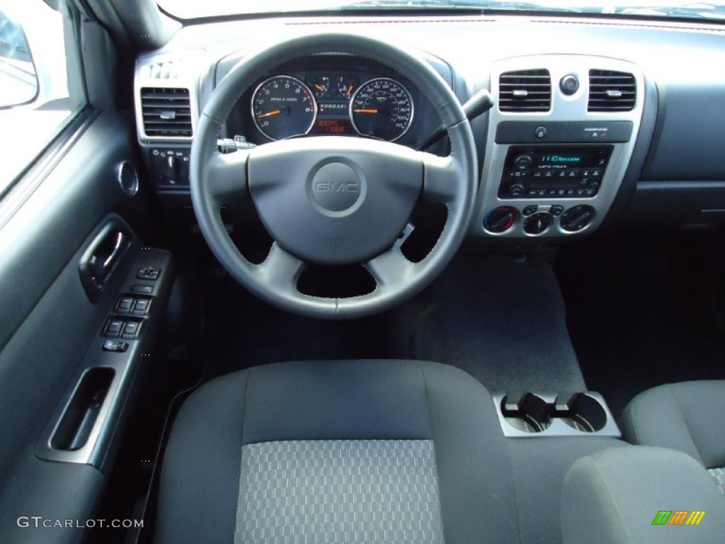 2009 GMC Canyon SLE Crew Cab Medium Pewter Dashboard Photo #38723611