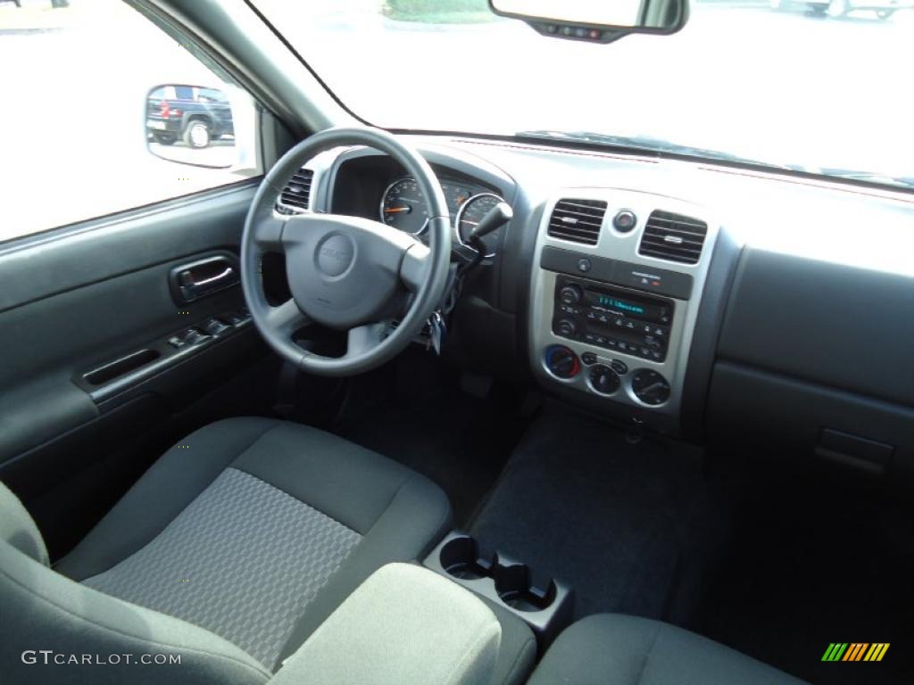 2009 GMC Canyon SLE Crew Cab Medium Pewter Dashboard Photo #38723735
