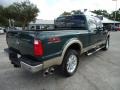 2008 Forest Green Metallic Ford F250 Super Duty Lariat Crew Cab 4x4  photo #12