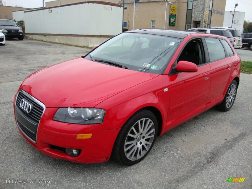 Brilliant Red 2006 Audi A3 2.0T Exterior Photo #38724247