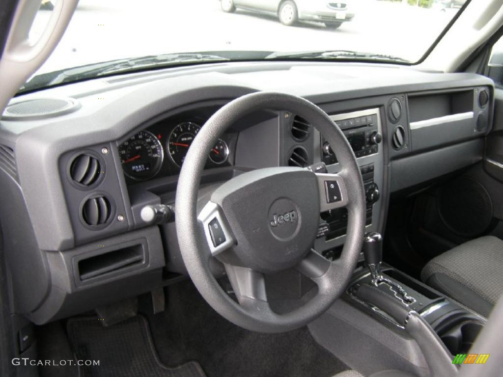 Dark Slate Gray Interior 2010 Jeep Commander Sport 4x4 Photo #38724527