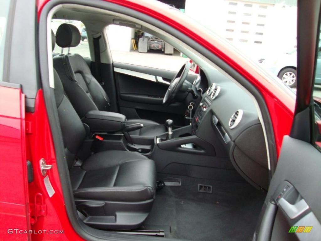 Black Interior 2006 Audi A3 2.0T Photo #38724547