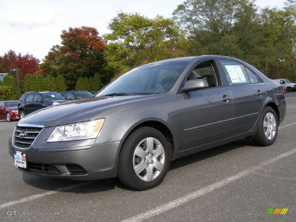 2010 Sonata GLS - Willow Gray / Gray photo #1