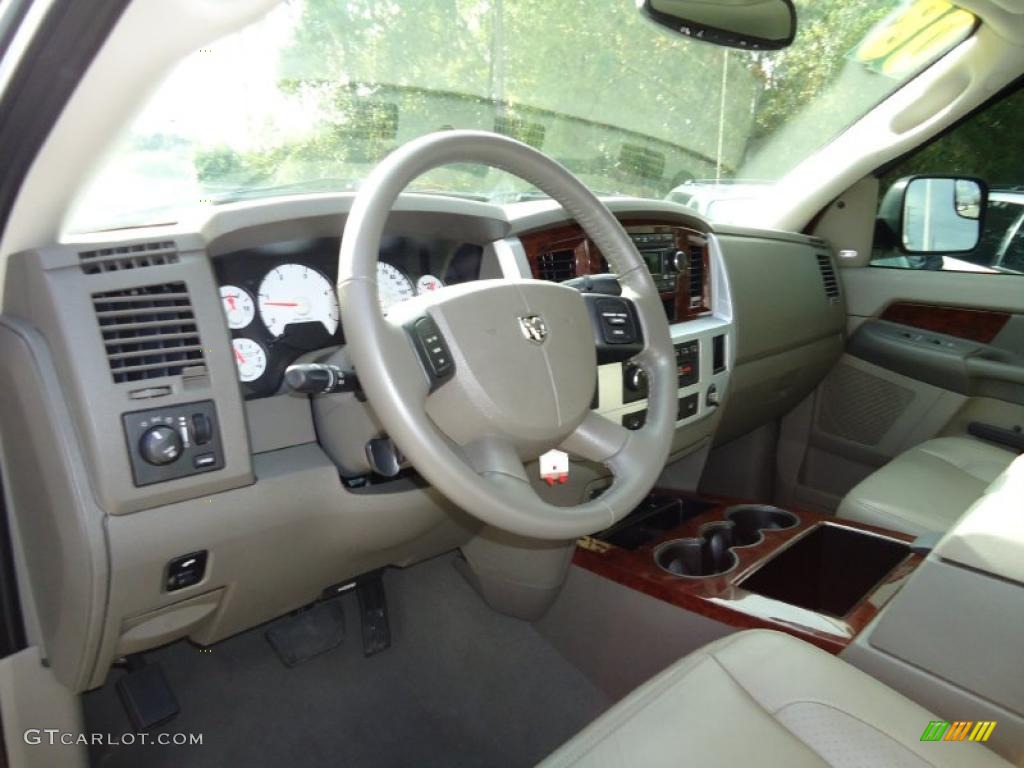 Medium Slate Gray Interior 2008 Dodge Ram 2500 Laramie Mega