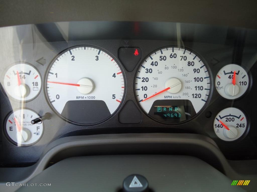 2008 Dodge Ram 2500 Laramie Mega Cab 4x4 Gauges Photo #38726319