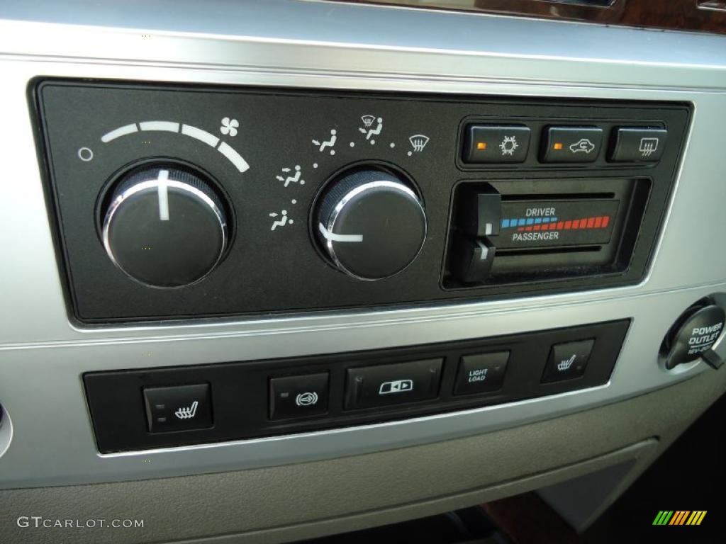2008 Dodge Ram 2500 Laramie Mega Cab 4x4 Controls Photo #38726347