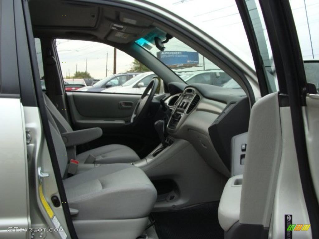 2006 Highlander V6 4WD - Millenium Silver Metallic / Ash Gray photo #8