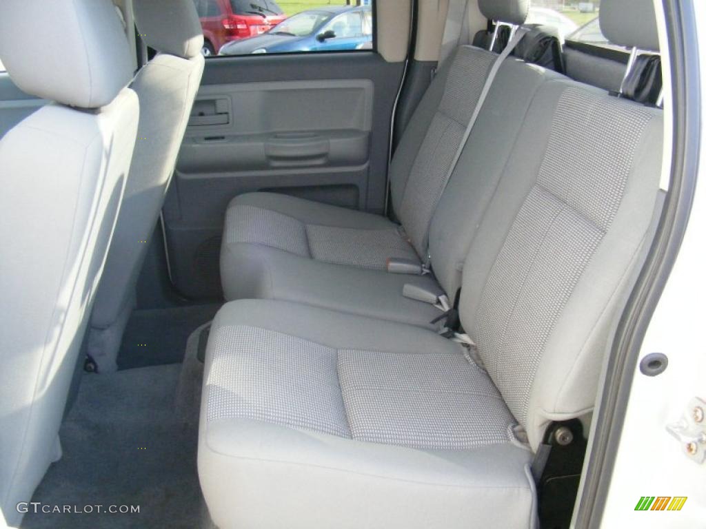 Medium Slate Gray Interior 2007 Dodge Dakota SLT Quad Cab Photo #38727723