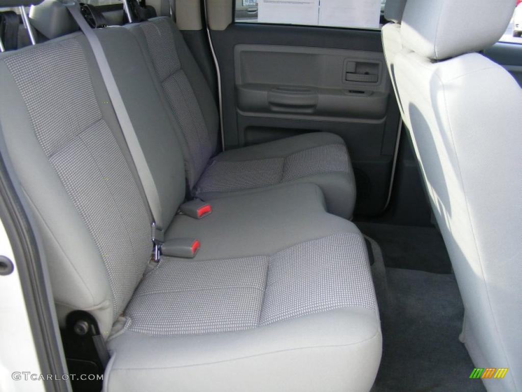 Medium Slate Gray Interior 2007 Dodge Dakota SLT Quad Cab Photo #38727739