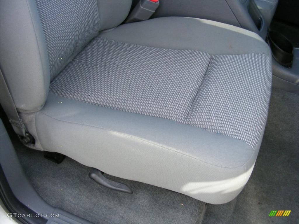Medium Slate Gray Interior 2007 Dodge Dakota SLT Quad Cab Photo #38727763