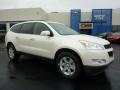 2011 White Diamond Tricoat Chevrolet Traverse LT AWD  photo #1