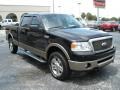 2006 Black Ford F150 Lariat SuperCrew 4x4  photo #4