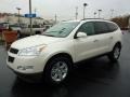 2011 White Diamond Tricoat Chevrolet Traverse LT AWD  photo #3