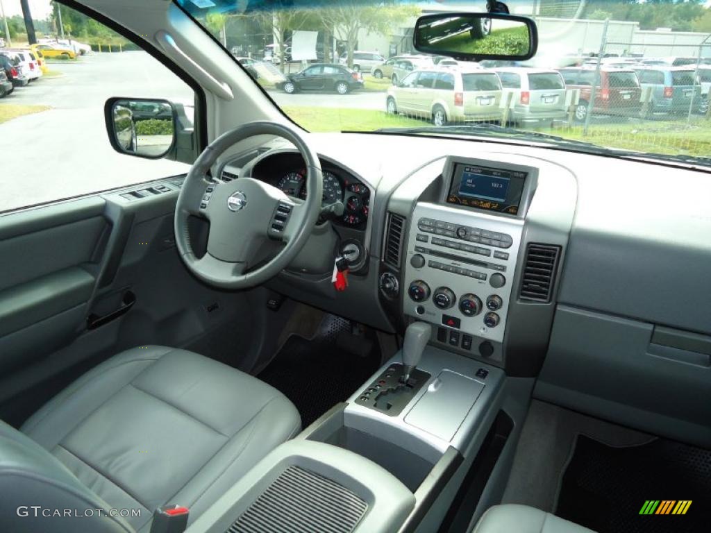 Steel/Titanium Interior 2007 Nissan Armada LE 4x4 Photo #38727859