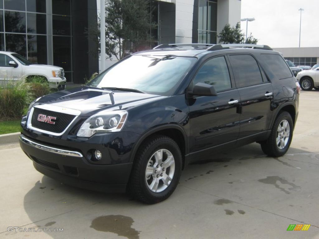 2011 Acadia SLE - Deep Blue Metallic / Light Titanium photo #1