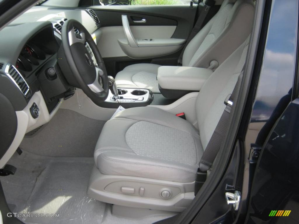Light Titanium Interior 2011 GMC Acadia SLE Photo #38728211