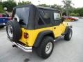 2002 Solar Yellow Jeep Wrangler X 4x4  photo #9