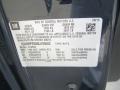 2011 GMC Acadia SLE Info Tag