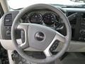 Dark Titanium/Light Titanium 2011 GMC Sierra 1500 SLE Crew Cab Steering Wheel