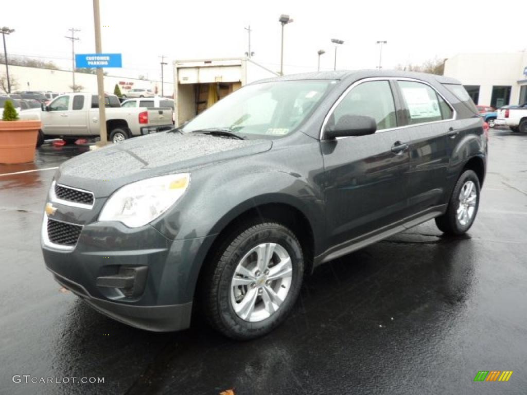 Cyber Gray Metallic 2011 Chevrolet Equinox LS AWD Exterior Photo #38729027